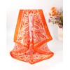 AWAYTR 35" Large Silk Hair Scarf for Women - 4Pcs