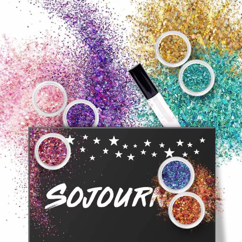 Sojourner Bags Grueso Cosmético Holográfico Con Purpurina I Para El