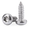 #10 x 1 Pan Head Torx Drive Self Tapping Screws,