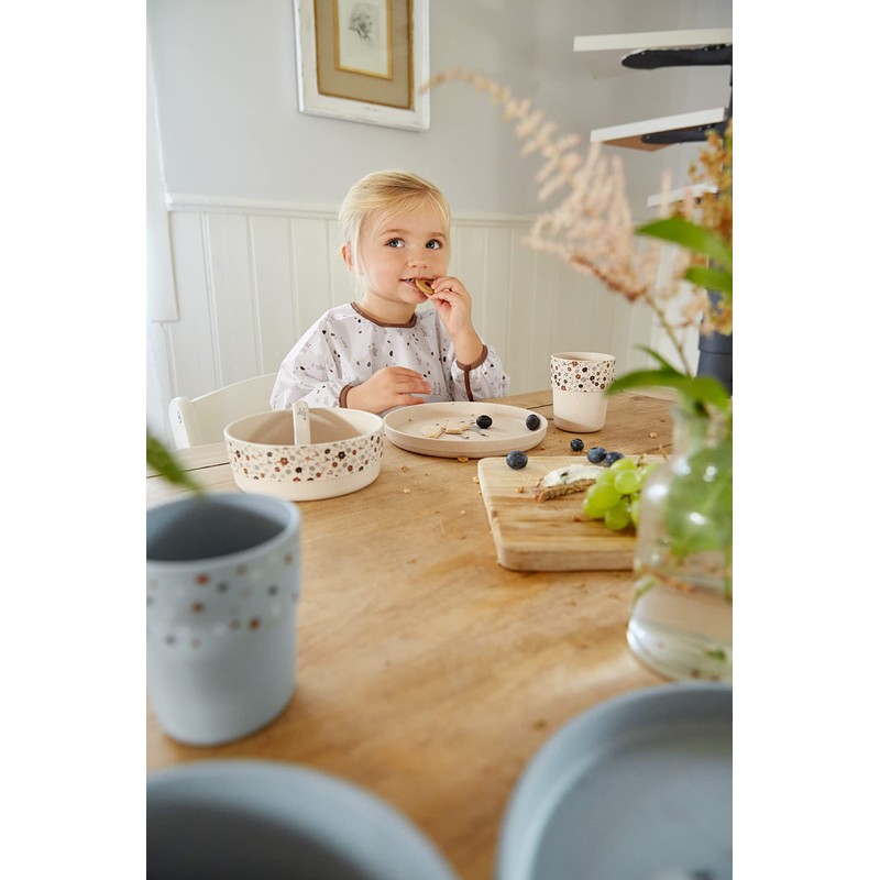 LÄSSIG Baby Langarmlätzchen Set 2 Stk. zum Binden Auffangschutz/Long Sleeve