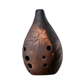Levemolo Xun 10 Holes Ceramic Ocarina Unique Ancient Chinese Instrument Sound for Musicians Random Style