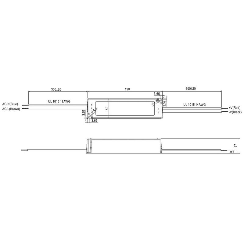 MSKU Item: MeanWell Series LPV-100 LED Power Supply