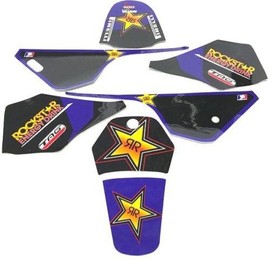 7Z Rockstar Graphics Decal Stickers KIT for Yamaha PW80 PW Coyote PY80 DE51