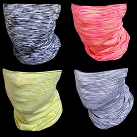 DryCool Multi-Scarf Mask for Sports, Hiking, Biking, and Fishing Dry Gray 5ea