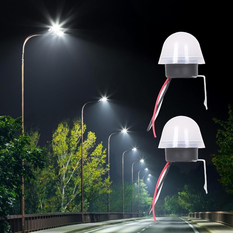 Greluma Pack of 2 DC 12V 10A Photo Switch Photocell