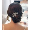 Wedding Hair Comb Silver: Crystal Bridal Hair Accessories Rhinestone Hairpiece