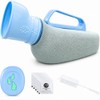 Portable Urinals for Men, 40 fl oz, Soft Silicone Opening