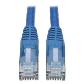 Tripp Lite N201010BL CAT6 Snagless Molded Patch Cable, 10 ft, Blue