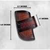 Leather Knife Sheath for Folding, Knife Holster for Pocket Knife