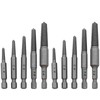 Wjelet 10Pcs Damaged Screw Extractor Set, 1/4 Inch Hex Screw