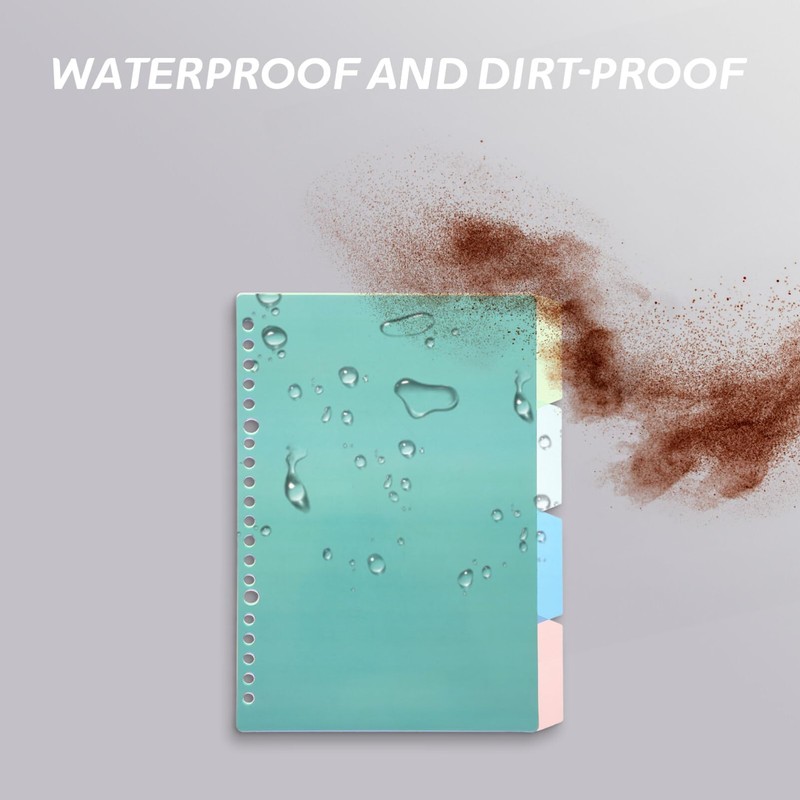 STOBOK Binder Divider Multi-Purpose File Divider Plastic Divider B5 Loose