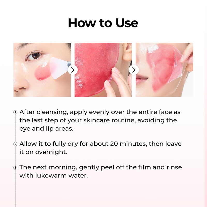 Dr.Melaxin TX Astaxanthin Overnight Wrapping Peel-Off Mask – Skin Tone