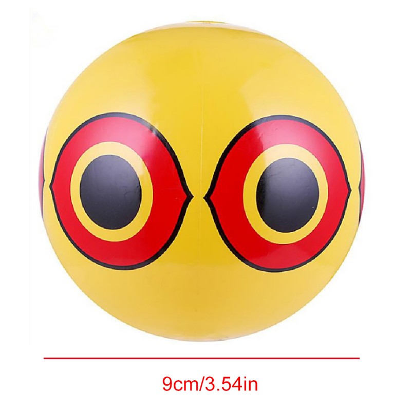 3PCS Bird Repellent Balloons Scary Eyes Balloons with Eye Sticker