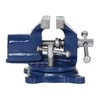 Amtech D3400 50mm (2") Revolving Table vice Blue