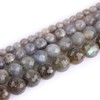 (12mm/Gray) - GEM-inside Labradorite Gemstone Loose Beads Natural 12mm Round