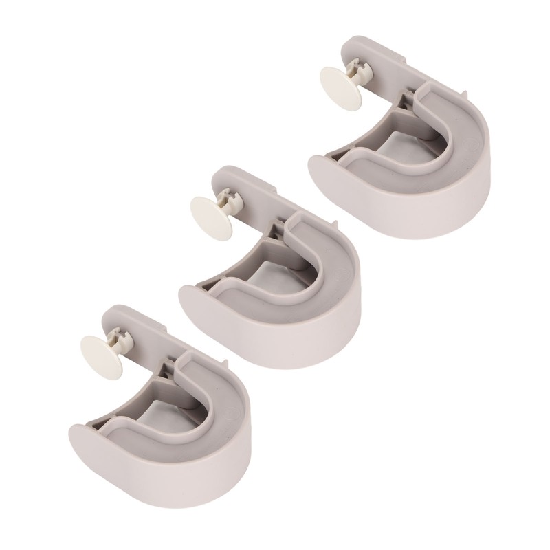 3Pcs Broom Mop Holder Self Adhesive Prevent Slip Multipurpose Wall
