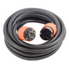 AC WORKS NEMA L14-20 Rubber SOOW 12/4 Extension Cord (10FT)