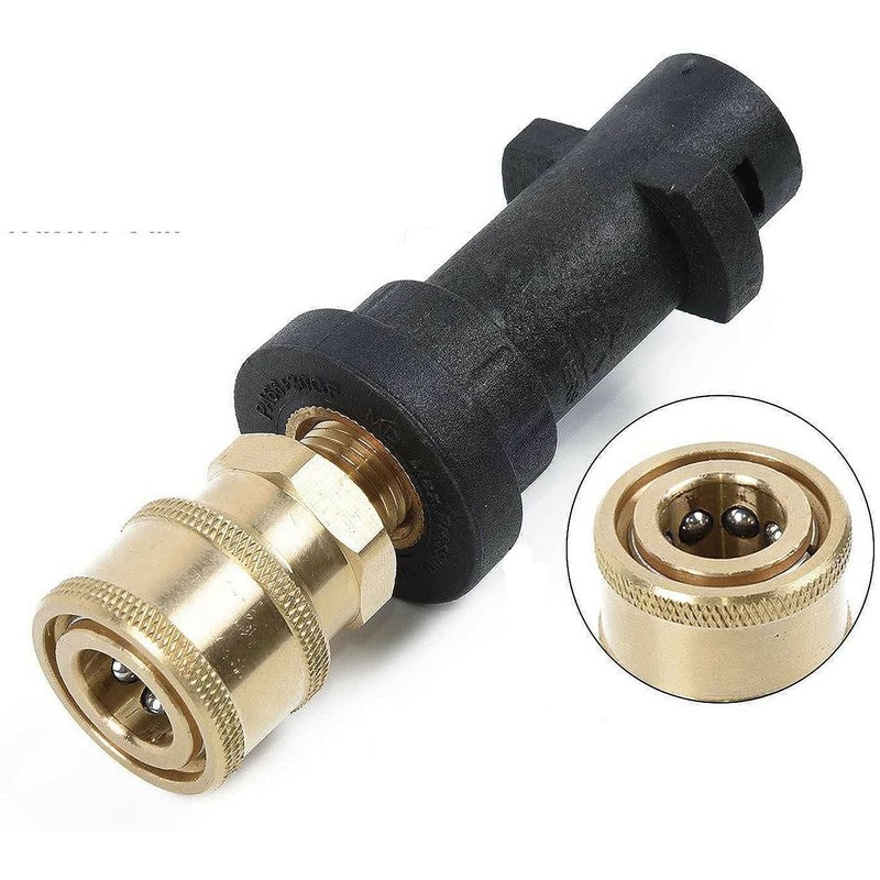 M&M Smartek Quick Coupling Connection Bayonet Adapter 1/4 Inch for