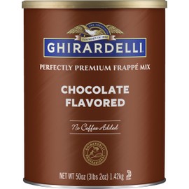 Ghirardelli Chocolate Frappe, Double Chocolate, 50-Ounce Can
