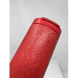 Starbucks Flame Red Grip Finish Stainless Steel Vacuum Insulated Tumbler 12oz