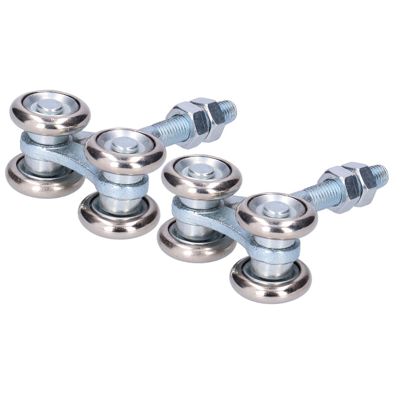 2Pcs Door Hanging Wheel Pulley Roller Glass Door Accessory for