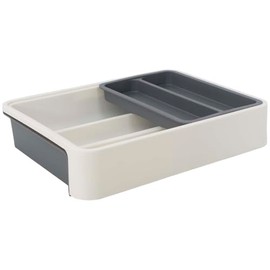 Gimex Adjustable Cutlery Tray Grey/White