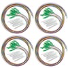 Bangun 4Pcs 1.5 Meter 12 Strand Single Mode LC APC