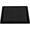 HVAC OV 8" x 8" Inch (Grille Dimensions) Black Plastic