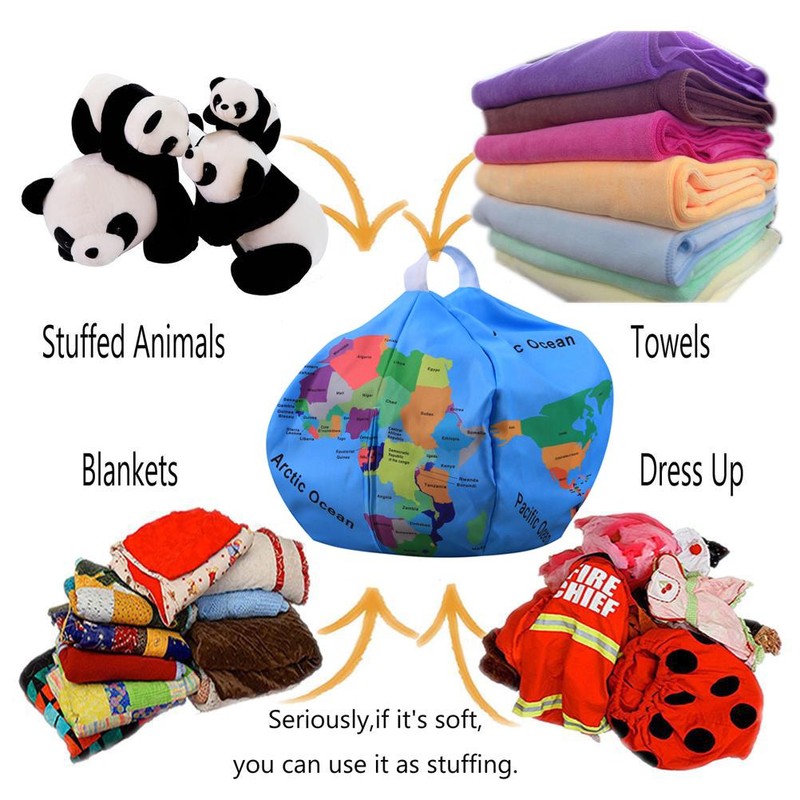 Storage Bean Bag Chair 26 Inch Beanbag Cover with Zipper