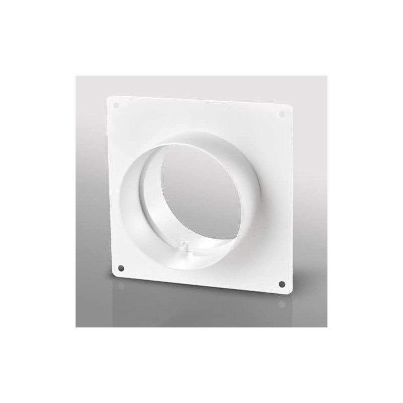FANTRONIX 100 mm Dia Plastic Pipe Duct Connector with Spigot