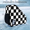 Bzocm Checkered Skate Bag For Ice Roller Inline Skates With