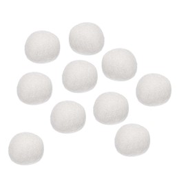 PATIKIL Wool Felt Balls Beads Wool Felting Woolen Fabric 3cm 30mm White for Home Crafts Handcrafts Project DIY Pack of 10
