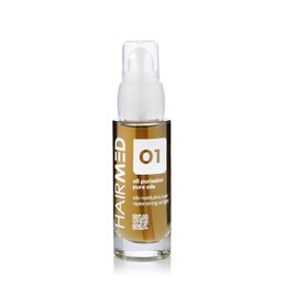 HAIRMED - O1 Oil for Dry Hair - Instant Shine for Smooth, Silky Hair with Argan, Macadamia and Jojoba Oil - 30 ml