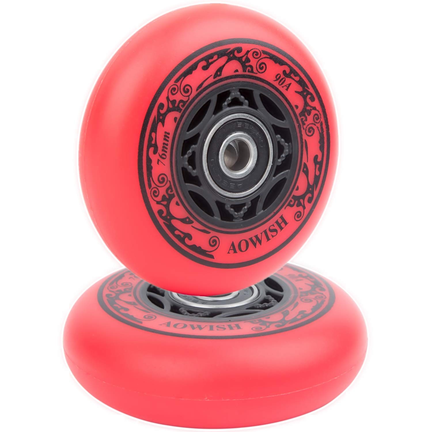 AOWISH Ripstik Wheels [2-Pack] 76mm Ripstick Wheels 90A Ripsurf Caster ...