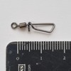 FISHIN ADDICT Snap Link Fishing Swivels, Barrel Interlock Clip Black