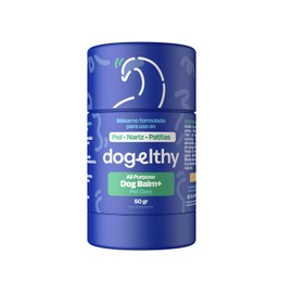 Dogelthy Dog Balm. Balsamo Hidratante para Perros. Balsamo para Perros para Mantiener la Piel, Patas y Nariz Libre de Resequedad. Pet Balm Hecho de Aceite de Coco, Almendra y más de 50g (Stick)