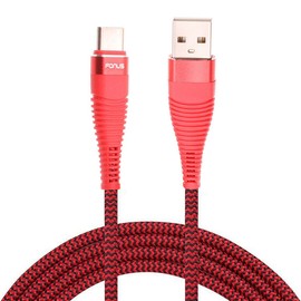 10ft USB Cable Type-C Charger Cord Compatible with Lively Jitterbug Smart4, Power Wire USB-C Long Red Braided