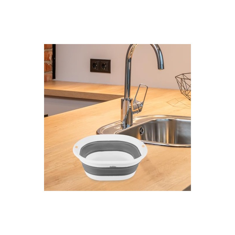 Abaodam Lavabo Plegable Portátil Para Viajes Y Camping Plástico Pequeño