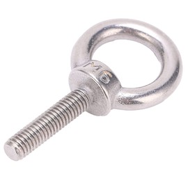 10 Pernos de Ojo de Acero Inoxidable 304 M6x25, Fijados y Duraderos, Cargas de Elevación para Productos Electromecánicos, Adecuados para Proyectos de Infraestructura y Construcción