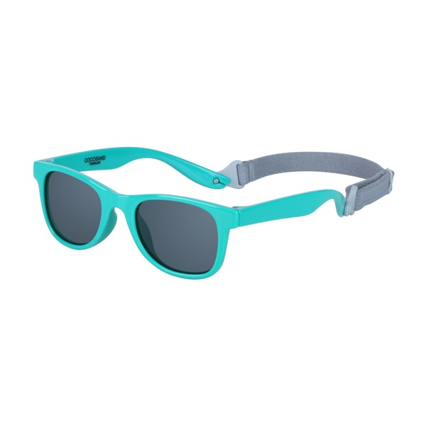 COCOSAND Toddler Baby Sunglasses with Strap Polarized Flexible Square Frame