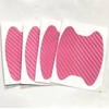 4Pcs Carbon Fiber Car Door Handle Scratch Protector Film