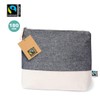 BLUECHOLON - 100% Cotton 180 g/m2 Cosmetic Bag with Bi-Tone