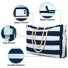 Bolsas de playa para mujer, bolsa grande impermeable con cierre,