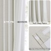 UHITECH 36 Inch Long Short Blackout Curtains for Bedroom Linen