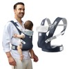 IULONEE Baby Carriers from Newborn with Detachable Bibs Ergonomic Portable