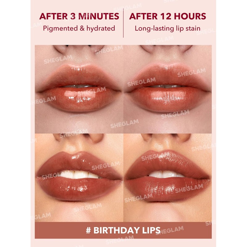 SHEGLAM Take Tips Color Change Lip Tint Moisturizing Lip Tint