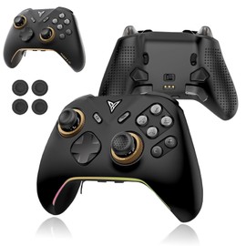 Case for FLYDIGI Vader 5 Pro,NOUKAJU Silicone Protective Case,Drop-Proof,Scratch-Proof,Shock-Proof,Dust-Proof,Protective Cover for FLYDIGI Vader 5 Pro Controller(Black)