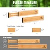 ANTOWIN Bamboo Drawer Dividers Organizers, Drawer Separators Splitter,13-17 inches Long