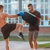 SPORTNOW Kickboxing Kick Pads for Muay Thai Boxing Pads Trainer