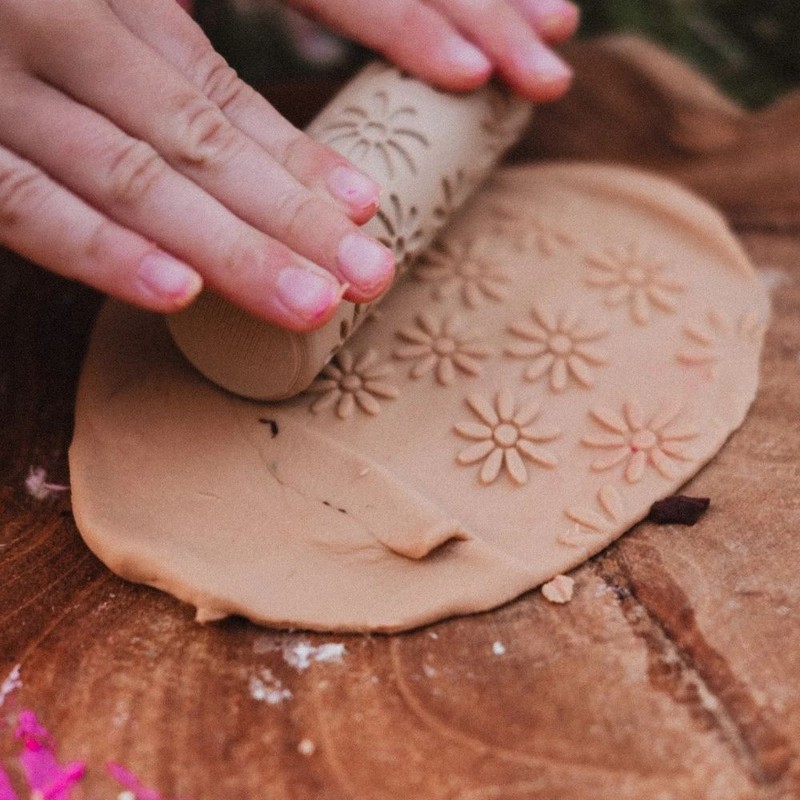 Kinfolk Pantry Play Dough Roller - Flower